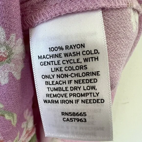 NEW BP. Floral romper butterfly Bohemian sleeveless purple SMALL NWT - Picture 15 of 15